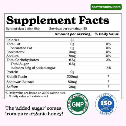 BetterAlt SHE-Lajit Strawberry Honeysticks